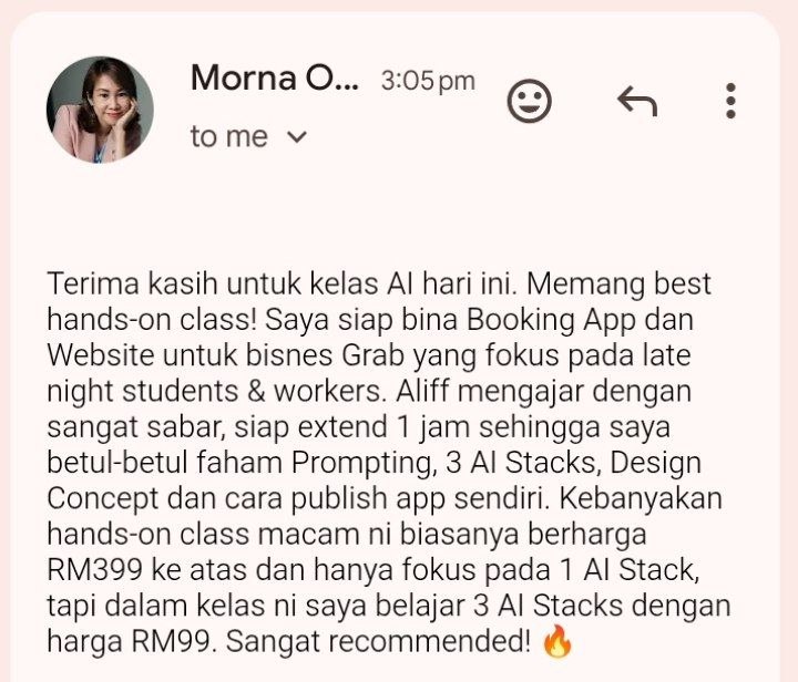 Feedback from Morna Ong, AI Trainer, Copilot